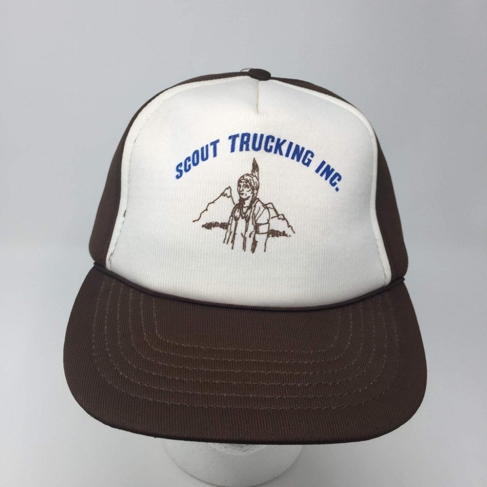 VTG Scout Trucking Inc Snapback‎ Hat Indian Cap